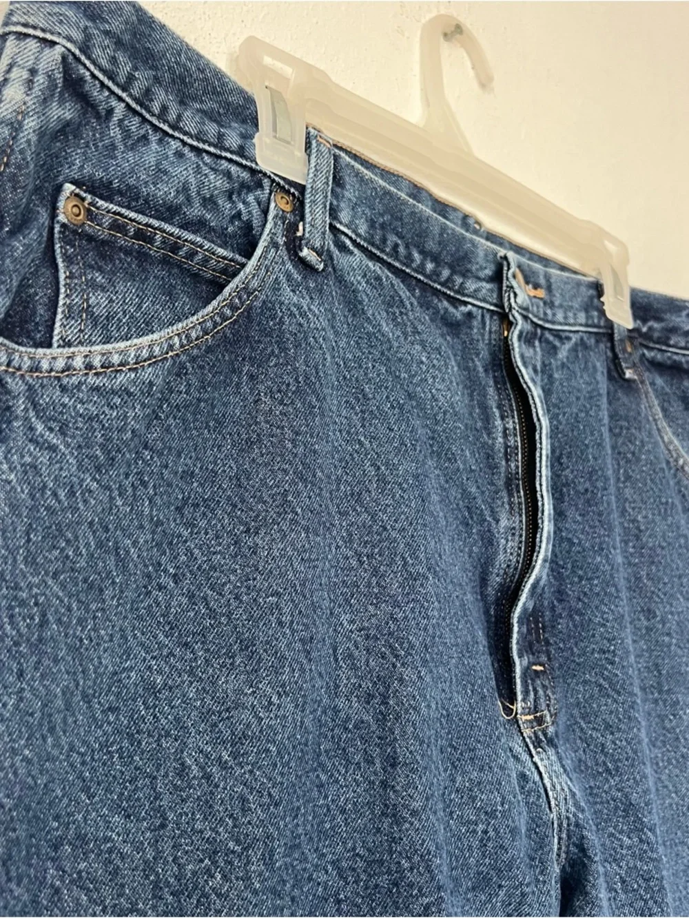 Wrangler Men's Straight-Leg Blue Jeans 5 pockets style Size 42”x30” - Picture 8 of 13